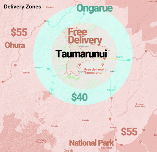Taumarunui Firewood Delivery Map King Country Trader